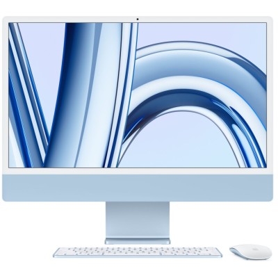 Моноблок Apple iMac 24 M3 8/256ГБ (MQRC3), синий