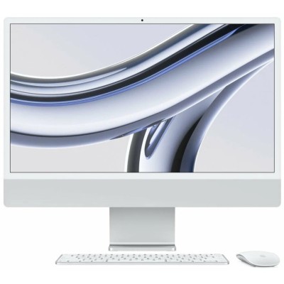 Apple iMac 24" Retina 4,5K 2023 M3 8/10/24/2tb (Z19E00036) , серебристый