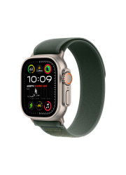 Смарт-часы Apple Watch Ultra 2 49 мм Natural Titanium Case with Green Trail Loop Large