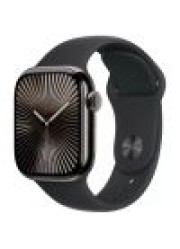 Умные часы Apple Watch Series 10 46 мм, S/M 130-200 мм, Titanium Case GPS+Cellular, Black