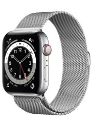Умные часы Apple Watch Series 6 44 мм GPS, серебристый/серебристый Milanese Loop