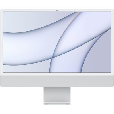 Apple iMac 24" Retina 4,5K (MGPC3), M1 (8C CPU, 8C GPU), 8 ГБ, 256 ГБ SSD, серебристый